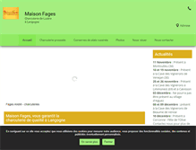 Tablet Screenshot of charcuterie-fages-lozere.fr